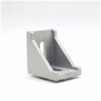50pcs 2028 Corner Bracket 20*28 Angle Connector Fitting Industrial Aluminum Extrusion Profile Brackets