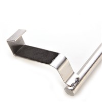 JETTING High Quality 1PCS Brushed Stainless Steel Door Bathroom Accessories Single Towel Rack Holder Hardware Accessory