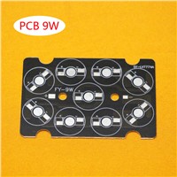 9W LED PCB , high power LED square aluminum plate base , circuit board , apply to cast light , fill light, floodlights and so on