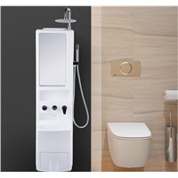 The bathroom ark combination lens ark. Wash the sink.. Toilet condole belt double shower faucet