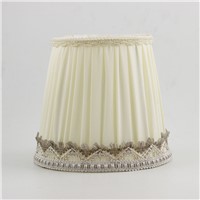 DIA 15.5cm/ 6.10 inch Moroccan  Exotic Lampshade, Off White Color Fabric lamp shade for lamp, E14(Hole 3cm)