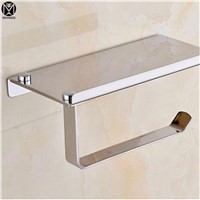 Classic Simple style Stainless Steel Matte Neckel Brushed Finish Wall Mounted Toilet Paper Holder Bathroom Accessories