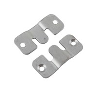 4sets 43x19mm Stainless Steel 2mm Thickness Mirror Painting Hanger 3Type Connector Bracket