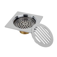 High quality Stainless steel floor drainage shower drainage bath drainage odor trap shower drain 10 x 10cm
