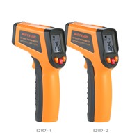 Meterk 12:1 Digital Thermometer  IR Infrared Temperature gauge practical termometro LCD Pyrometer + Backlight -50-600 Degrees