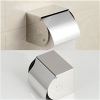Bathroom paper roll holder large tissue box holder wall mounted, Stainless Steel Hotel/Kitchen waterproof paper holders