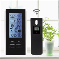 Indoor Outdoor Wireless Weather Station Humidity Temperature Meter Digital Thermometer Hygrometer Barometer Clock Frost Alert