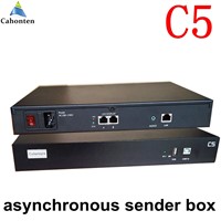 C5 Asynchronous led sending box USB port full color led video display Player sender box 1280*1024 pixels work without computer