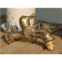 MTTUZK outdoor garden faucet animal shape Bibcock antique bronze dragon tap for washing mop/Garden watering Animal faucet