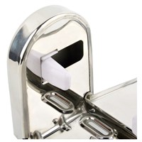 Stainless Steel Bathroom Wall Mounted Toilet Chrome Paper Holder Tissue Box