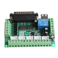 5 Axis CNC Breakout Board With Optical Coupler for MACH3 Stepper Motor Driver -B119