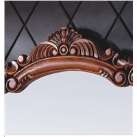 Classical Style Double Lavabo Solid Rubber Wood Bathroom Cabinet 0281-B-8666