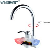 RU Instant Tankless Electric hot Water Heater Faucet Kitchen Instant Heating Water heater with LED Electric Faucet Mixer TAP