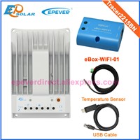 Factory direct supply mppt controller 20A 20amp Tracer2215BN with wifi USB and temperature sensor