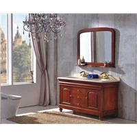 European Style Antique Wood Bathroom Cabinet with Tops 0281-B-6001