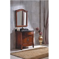 Hot Sale Antique Wood Bathroom Cabinet with Mirror 0281-B-6005