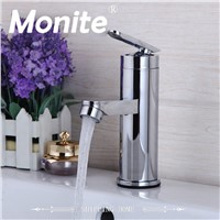 US Bathroom Faucet Basin Sink Tap Hot and Cold Water Mixer Tap Deck Mounted Bathroom Faucet Without the Hose