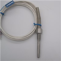 High-quality  PT100 probe 2m RTD Cable Stainless Probe 100mm 3 Wires Temperature Sensor -50 C to + 400 C  Thermocouple  5x35x2m