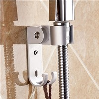 Wall mounted Aluminum shower head holder Bathroom fixture shower kits Adjustable shower head support holder 2 kinds holder
