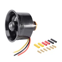 64mm 5 Blades Ducted Fan EDF Unit with QF2611 4500KV 3-4S Brushless Motor