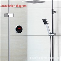 Mixed water Controller  Mixing Water Temperature Thermostatic Mixing Controller  digital LCD Touch