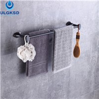 ULGKSD Bath and Kitchen Double Towel Shelves Bathroom Accessoriesand Rack Wall Mounted Bathroom Towel Bar