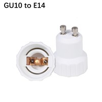 1PCS GU10 to E14 E27 Lamp Holder Screw Light Bulb Converter Socket Adapter GU10 Lamp Base For LED Corn Bulb Spotlight