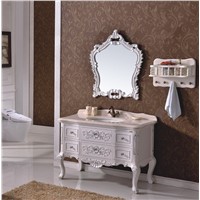 European Style Antique Design Wooden Bathroom Cabinet 0281-B-8124