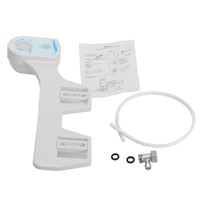 Mayitr Adjustable Non-electric Bidet Fresh Hot Cold Water Bathroom Toilet Seat Spray Nozzle Attachment Gynecological Washing Gun