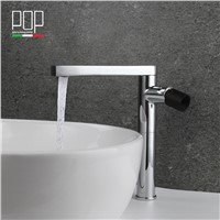 POP Brand new design Bathroom wash Basin mixer tap, matte black, rose golden chrome Brass Bathroom art basin faucet