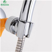 SBLE Bathroom Adjustable Shower Head Holder Rack Bracket Suction Cup Wall Mounted Replacement Shower Holder Orange