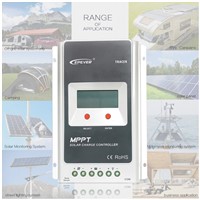 EPEVER 2210A MPPT 20A Solar Charge Controller Battery Regulator PV Input 12V/24VDC LCD Display Overload Overcharge Protect New