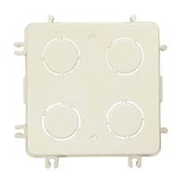 10PCS 86 Cassette Universal White Wall Mounting Box for Wall Switch and Plastic Enclosure Socket Back Box Outlet Top Quality