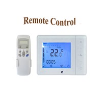 Programmable Central Air Conditioner Thermostat Fan Coil Units With Remote Control Temperature Controller AC100V-240V LCD