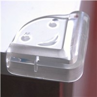 4Pcs Clear Jewelry Box Corner Foot Wooden Case Corner Protector Smiling Pattern Carved Crafts Decorative Corner Brackets