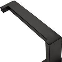 AUSWIND Contemporary 304 Stainless Steel Black Matte Toilet Paper Holder Square Wall Mounted Bathroom Tissue Holder