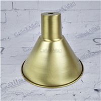 Free ship M10 D170mmX140mm brass material light cover copper cup shade quality E27 lamp shade cover lighting brass shade cone