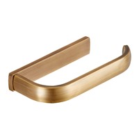 AUSWIND Bronze Color Square Toilet Paper Holder Brushed Solid Brass Tissue Roll Holder Wall Mount AR1