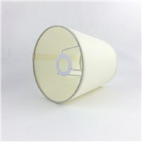 2pcd DIA15.5cm off white color PVC and Fabric Lamp shades, E14