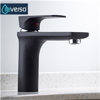 EVERSO Bathroom Faucets White Basin Faucet Single Hole Basin Mixer Brass Ceramic cartridge sink water vintage Mixers