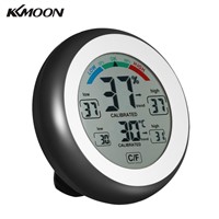 KKmoon Hygrometer Termometro Digital Thermometer Electronic Thermometer Humidity Meter wall clock