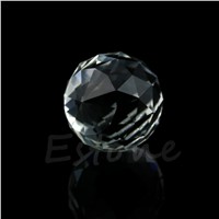 40mm Clear Crystal Ball Lamp Prisms Part Wedding Decor Hanging Pendant -B119