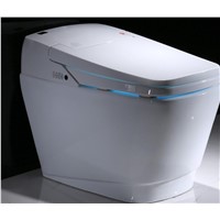 luxury P-trap intelligent WC Elongated Remote Controlled Smart Bidet Toilet 220V   808888