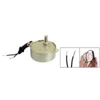 IMC Hot Microwave Oven Synchronous Motor 5/6RPM AC 220-240V 50/60Hz CW/CCW w Black Cable