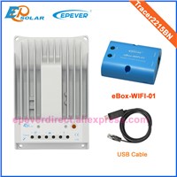 EPEVER factory original solar controller product Tracer2215BN Max PV input 150v with USB cable 20A 20amp wifi box