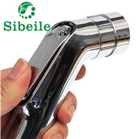 SBLE New Double Mode Chrome ABS Sprayer hand held toilet bidet spray shattaf spray factory sale toilet shower accessories