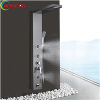Bathroom Shower Faucets Stainless Steel Tower Shower Column Waterfall Rainfall Faucets Mixer Tap Handheld Shower