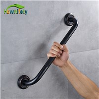 Wholesale and Retail Oil Rubbed Bronze Solid Brass 35cm Bath Tub Grab Shower Safety Handrail Wall Mounted