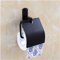 AUSWIND Antique Toilet Paper Roll Paper Black Oil Bronze Space Aluminum Toilet Paper Holder European Bathroom Towel Box 70u