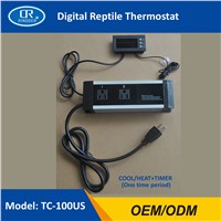 RINGDER TC-100 0-50C ON OFF Digital Reptile Thermostat Timer Terrarium Regulator Pet Temperature Controller Gauge Instrument